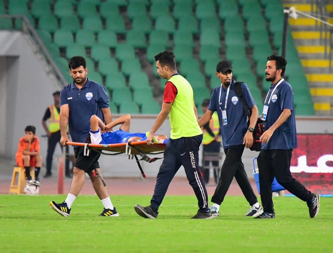 له‌ عێراق یارییه‌كی تۆپی پێ دوای شه‌ش خوله‌ك كۆتایی هات