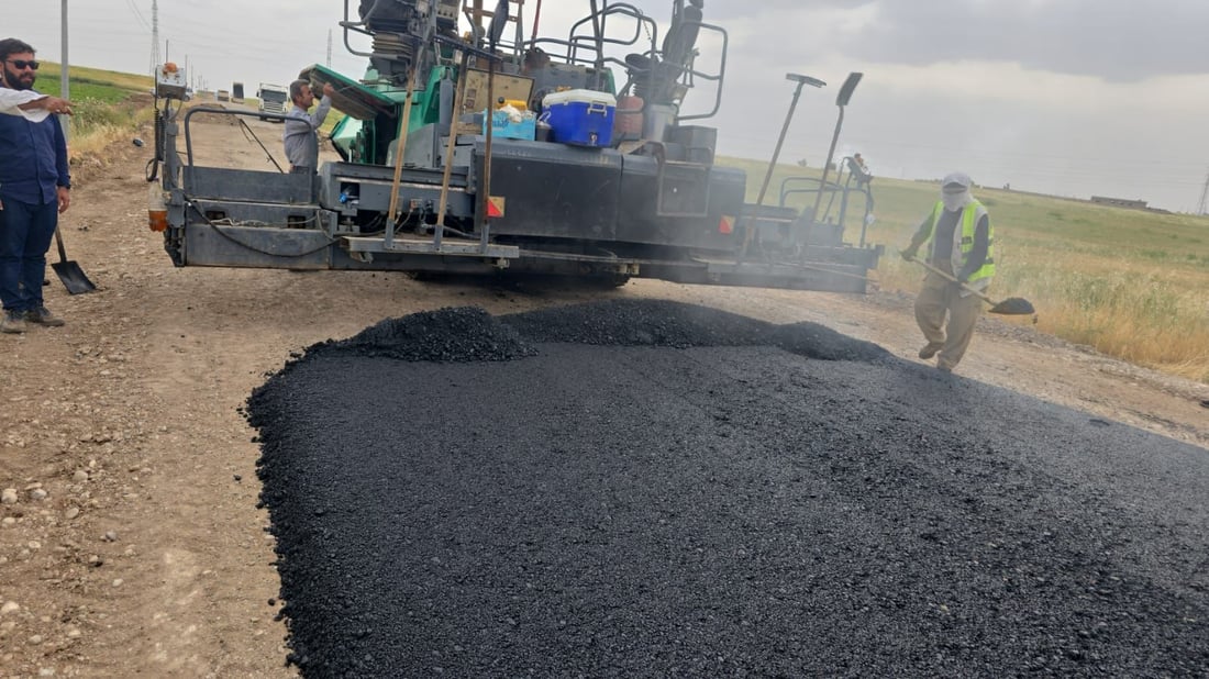 رێگای گوندی گاینجی گەورە