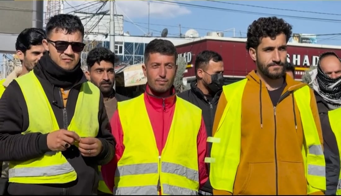 Street workers in Raparin protest over unpaid salaries