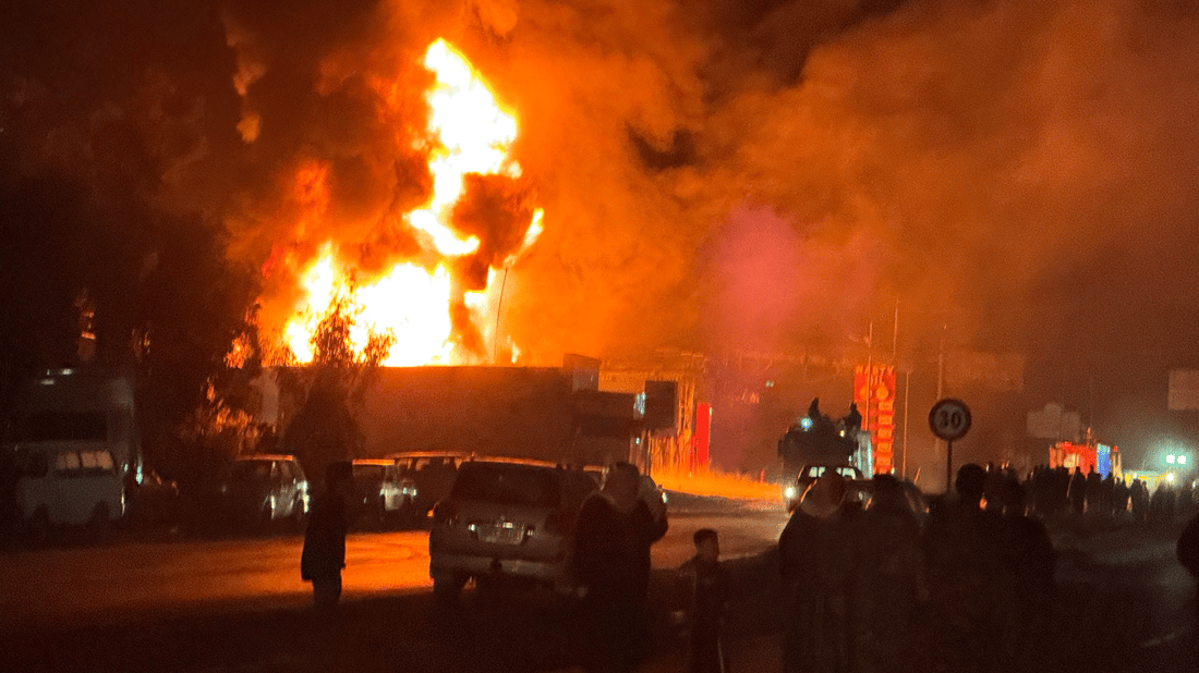 دوو لە بریندارەکانی ئاگرکەوتنەوەی قوشتەپە برینەکەیان سەختە