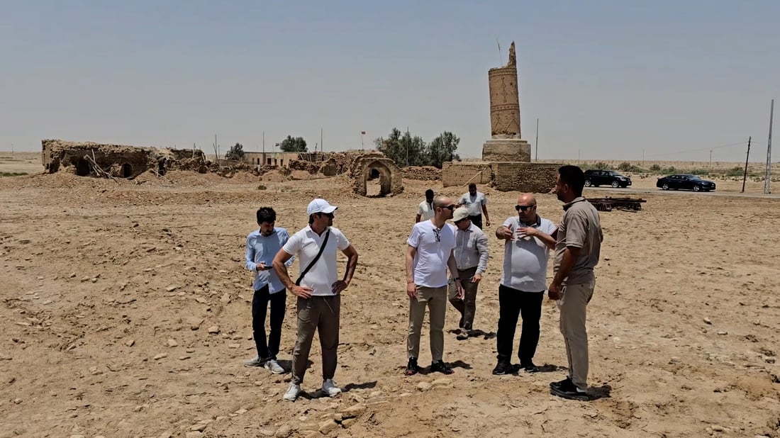 الإيطاليون يستطلعون مدينة عراقية مندثرة.. أسستها سيدة وتغري الخبراء بالترميم