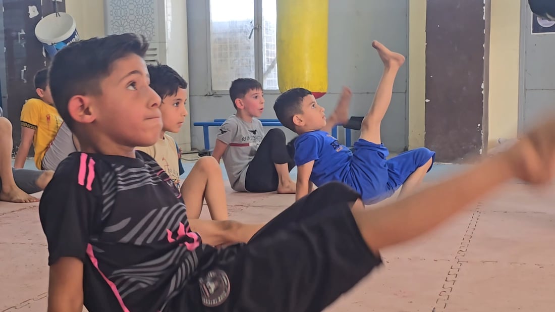 Mosul gymnastics club trains children for future Olympic dreams