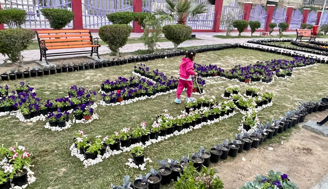 Basra’s city municipality hosts flower exhibition
