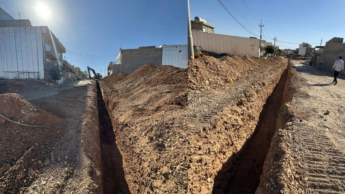 گەڕەکی 94ی قولەڕەیسی سلێمانی ئاوەڕۆی بۆ رادەکێشرێ