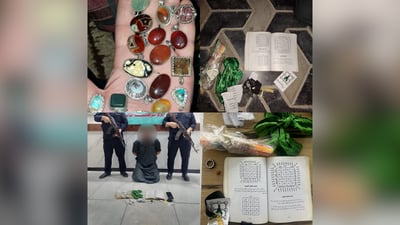أدوات ومواد غامضة بحوزته.. شرطة الرصافة تقبض على متهم بالشعوذة