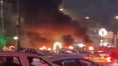 فيديو وصور من ليل مدينة الصدر: حرق إطارات في ساحة مظفر